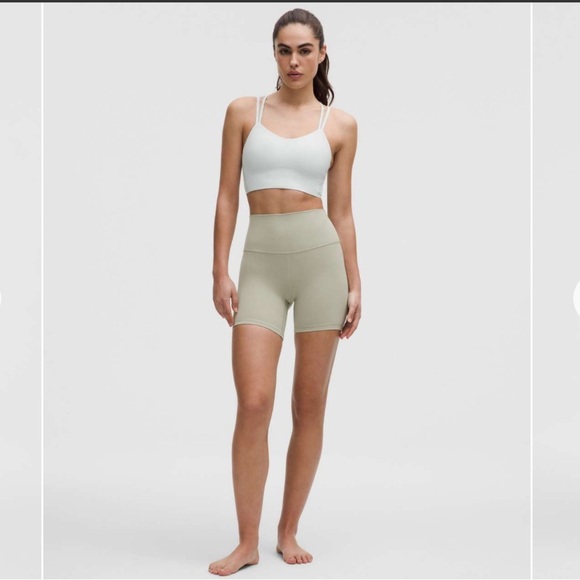 NWT Lululemon Align High-Rise Short 6" Fog Green Size 2 - Picture 1 of 8